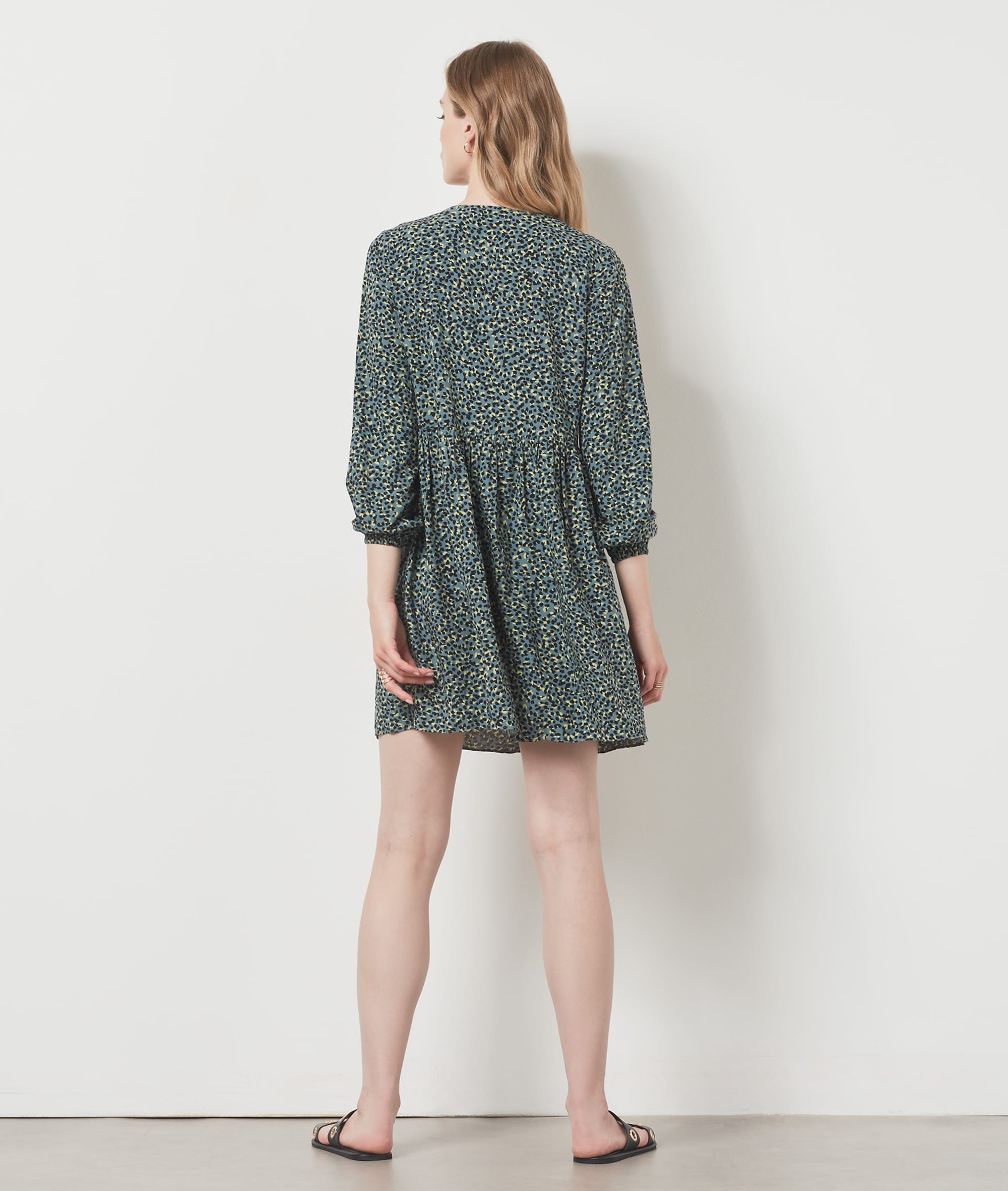 Robe courte imprimée