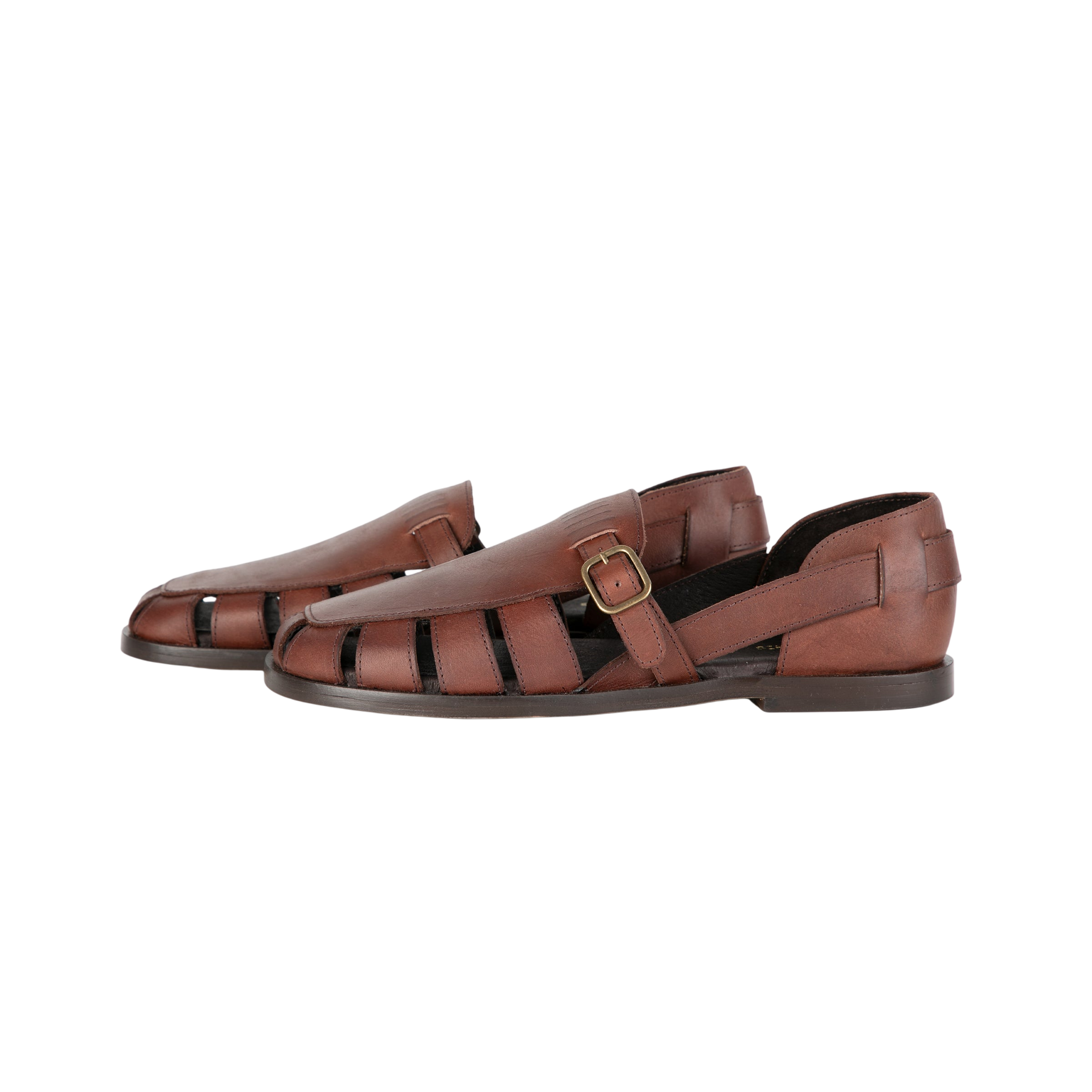 Adult Sandalen Pickels Dark Brown