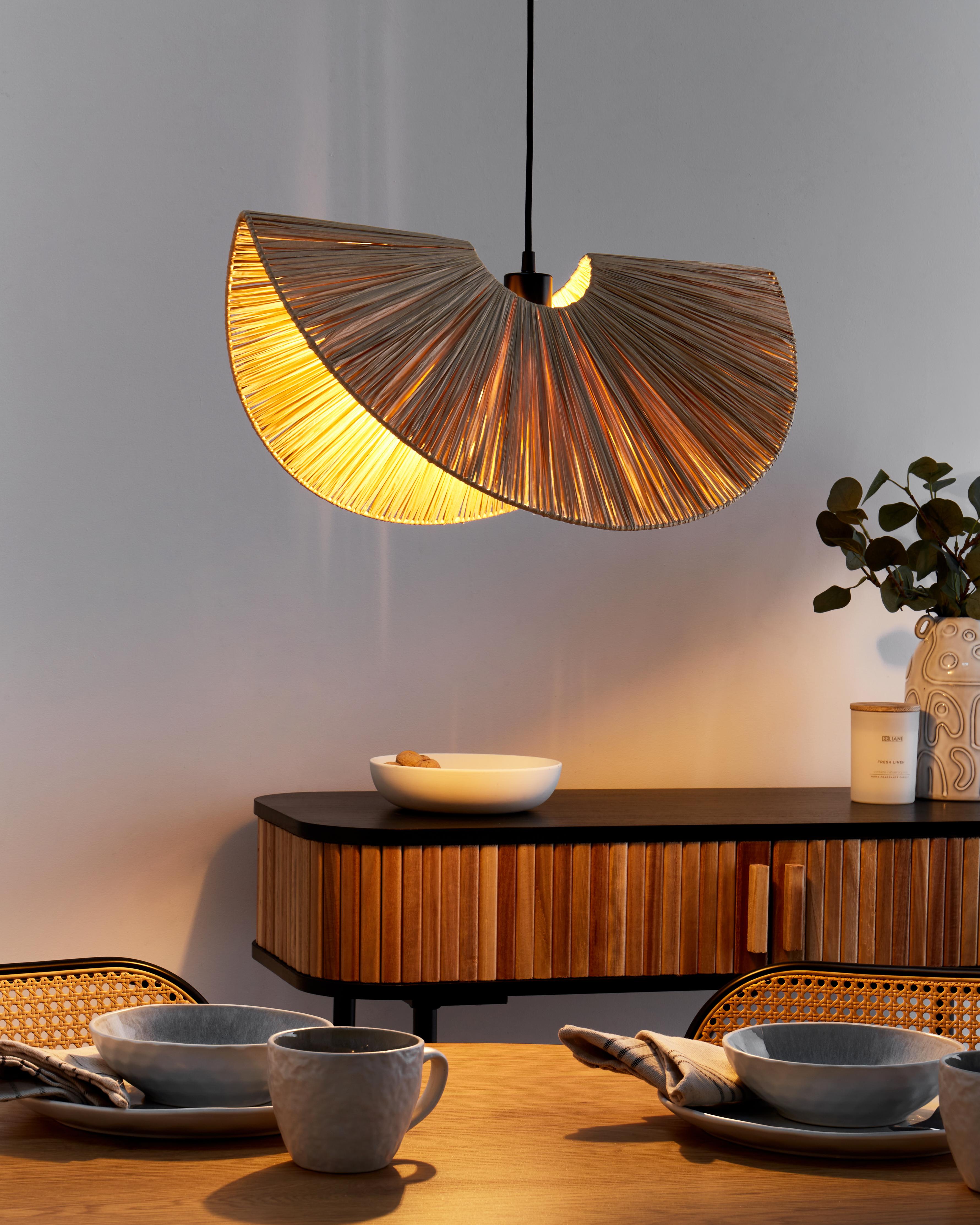 Hanglamp HERRON Papier Natuurlijk
