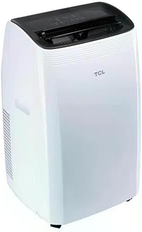 TCL Mobile Klimaanlage 9000 BTU TAC-09CPB/NZWHE Kühlen, Heizen, Entfeuchten, 24h-Timer, inkl. Abluftschlauch für Wohnzimmer, Büro, Schlafzimmer