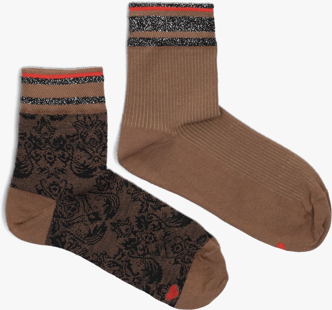 MARCMARCS bruine marcmarcs sokken coco 2-pack
