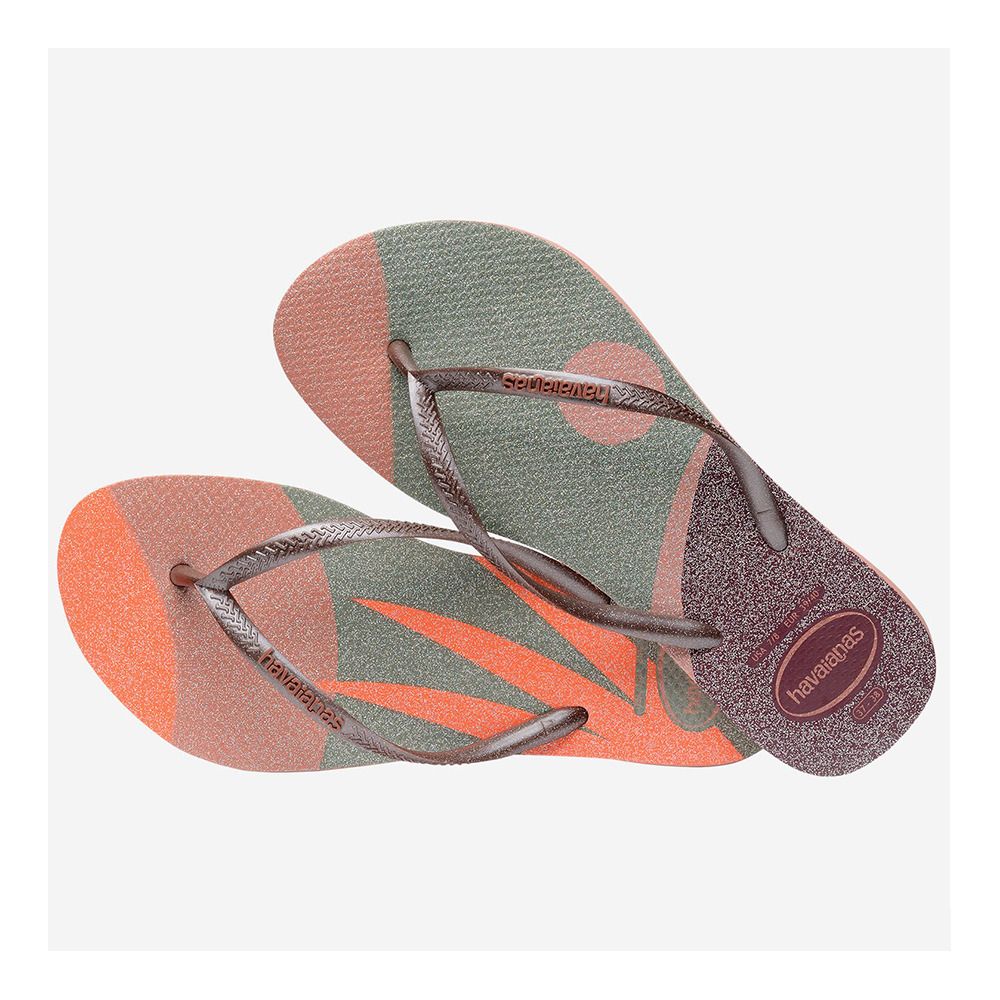 Havaianas SLIM PALETTE GLOW - Tongs Femme crocus rose