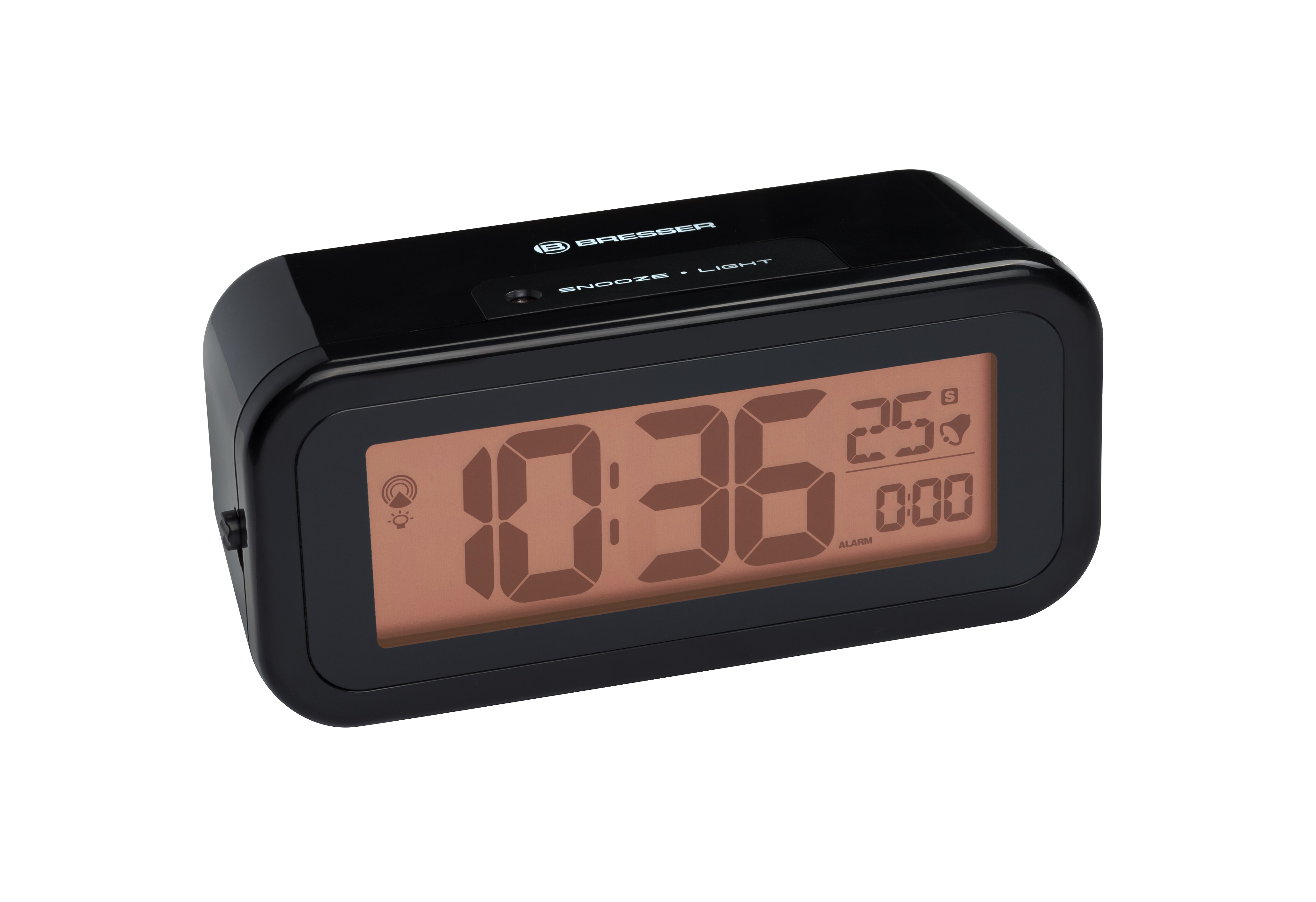 BRESSER MyTime Amber Funkwecker Farbe: schwarz