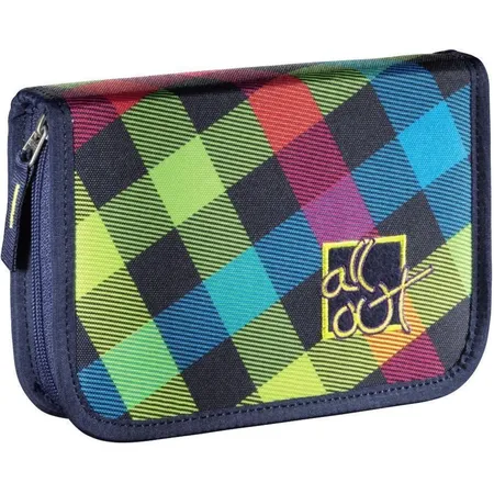 all out Federmäppchen Plymouth Rainbow Check