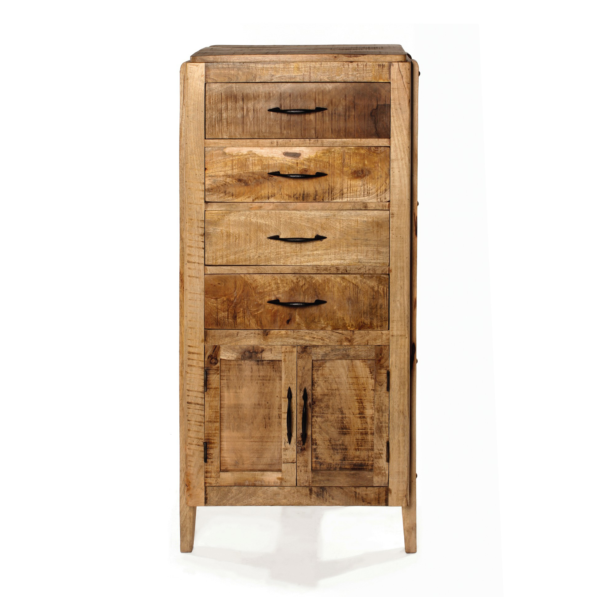 Schrank 'Mansfield', natur, T 40 cm, B 55 cm, H 131 cm von fischer's lagerhaus