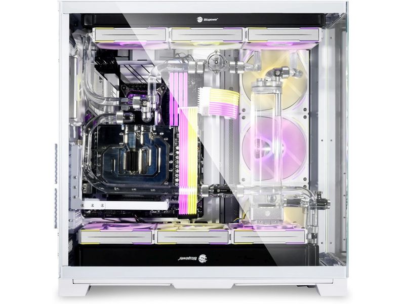 Lian Li PC-Gehäuse O11 Dynamic EVO XL Weiss Vielseitiges und geräumiges Big-Tower-Gehäuse mit Sichtfenster