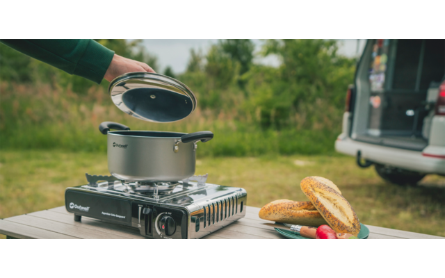 Outwell Feast Aluminiumtopf mit Keramikbeschichtung 3 Liter