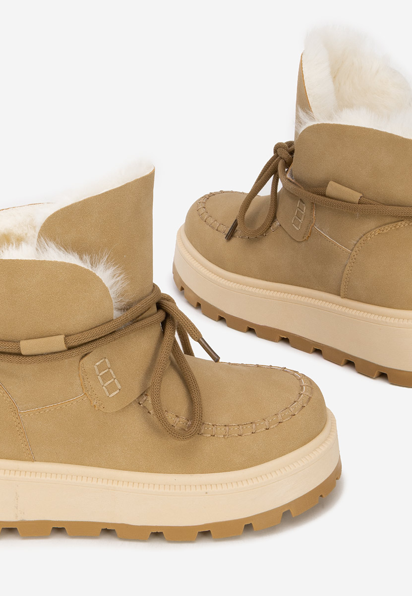 Bottines à plateforme kaki Dionea