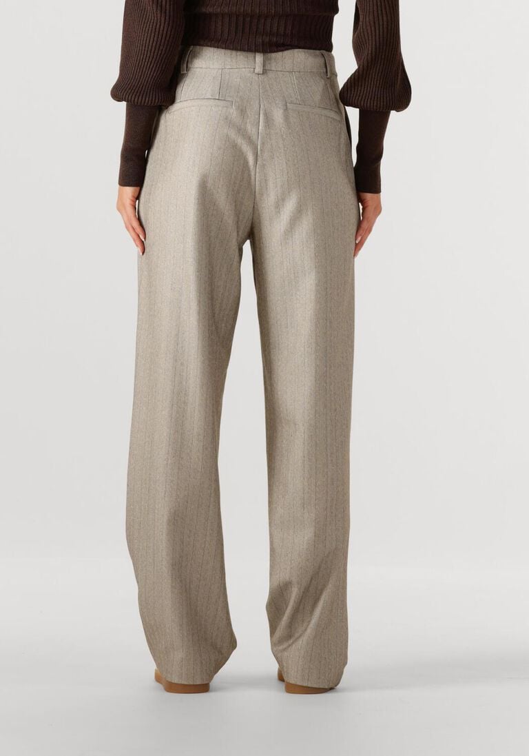 taupe ibana wijde broek pelah pinestripe