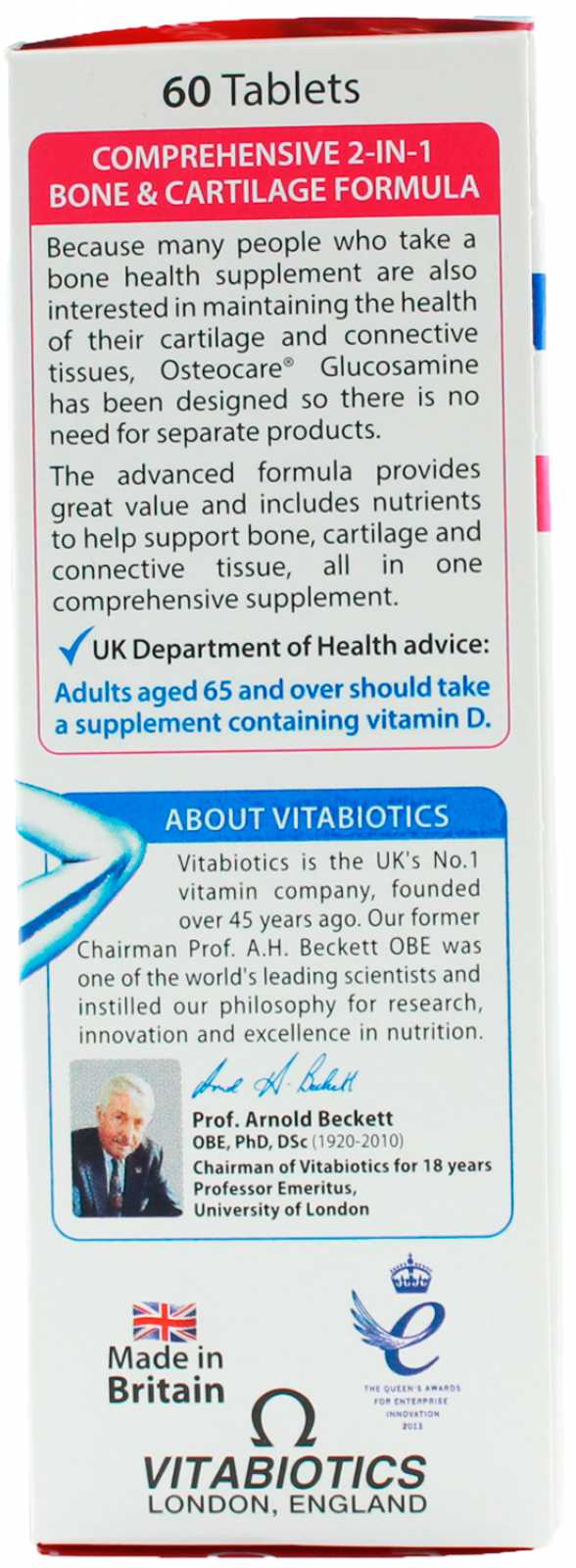 Vitabiotics Osteocare Plus Glucosamina Condroitina 60 comprimidos