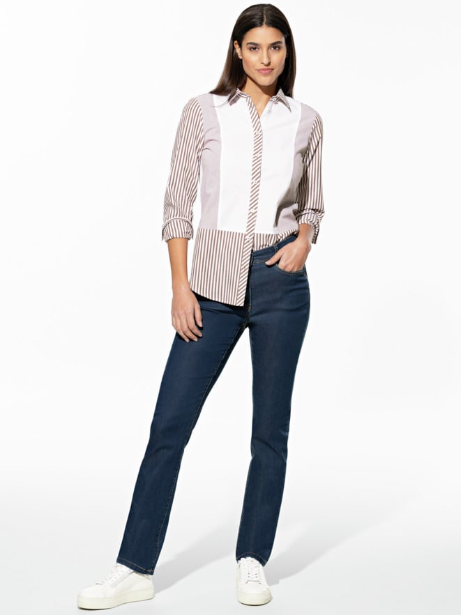 Patchwork Bluse