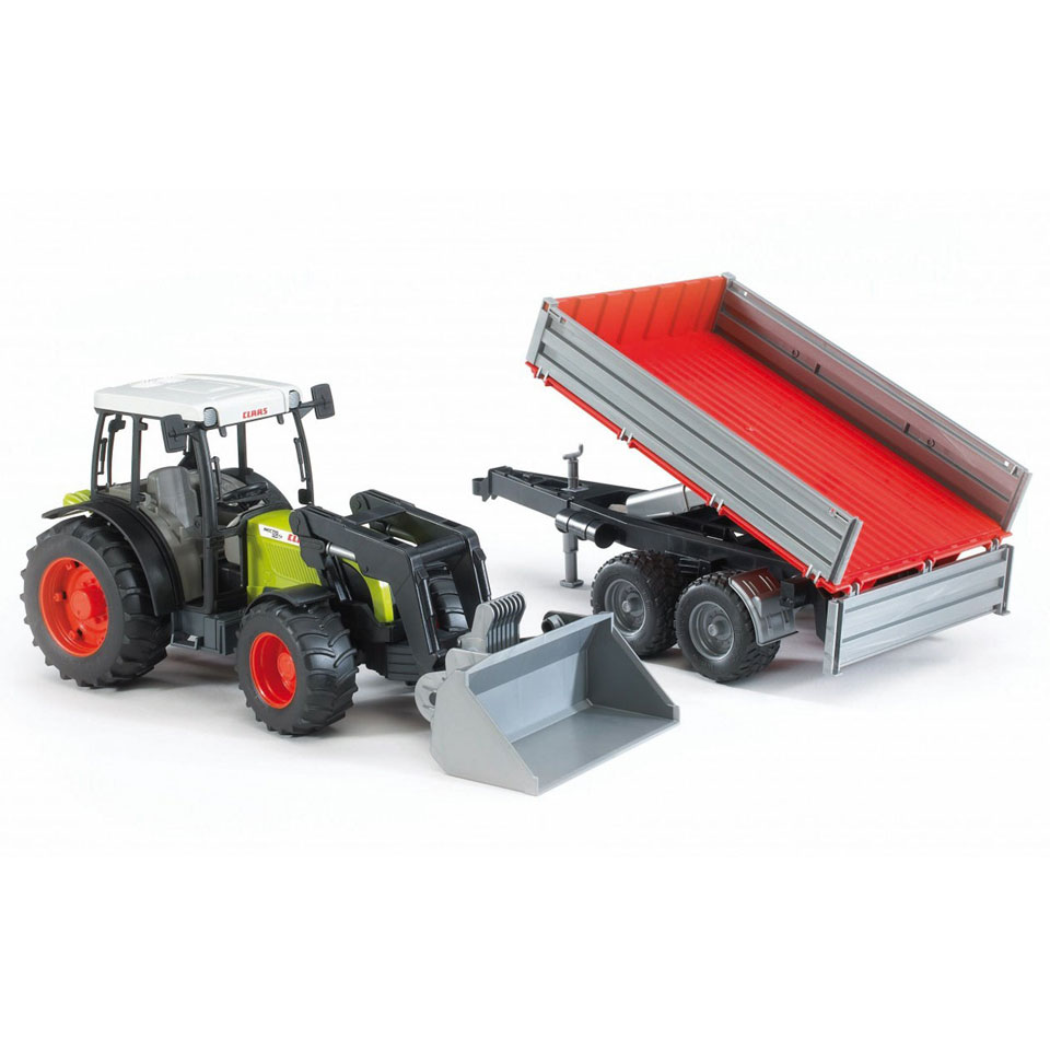 Bruder tractor met aanhanger
