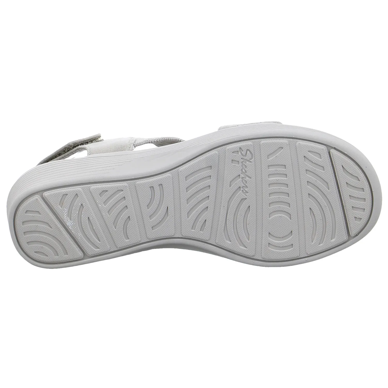 SKECHERS Sandalette Taupe Textil