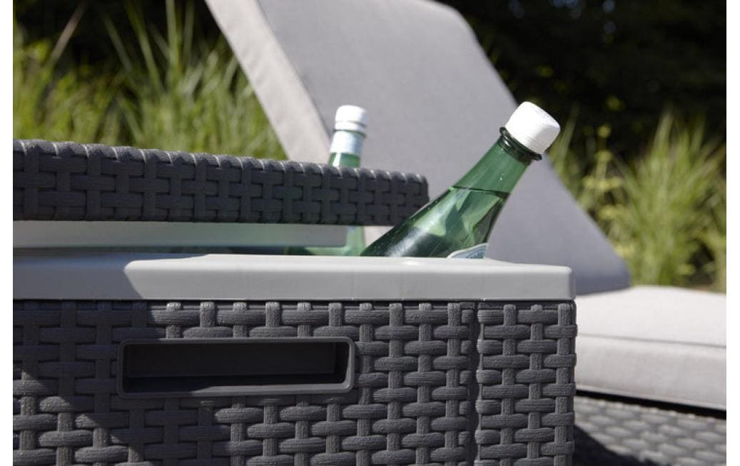 Lounge Tisch Ice Cube, Graphite, 40L, 42 x 42 x 41 cmGartentisch