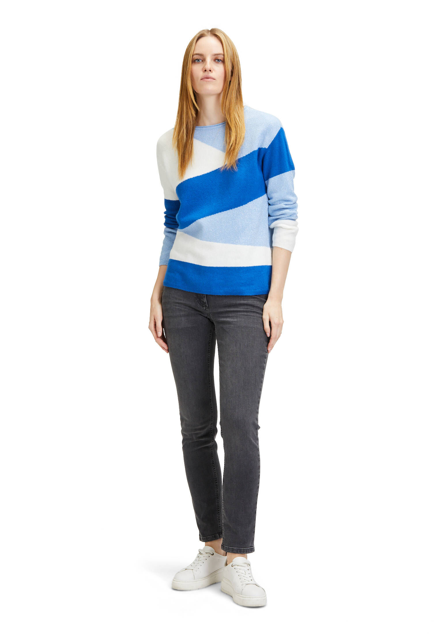 Betty Barclay| Damen Feinstrickpullover mit Color Blocking