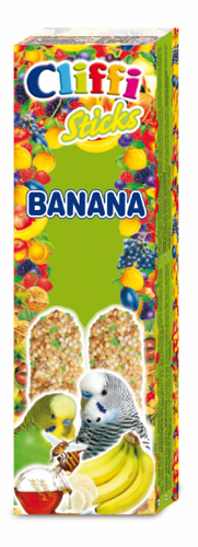BARRAS CLIFFI PERICO E EXOTICO (BANANA 2 UNIDADES (60 GR))