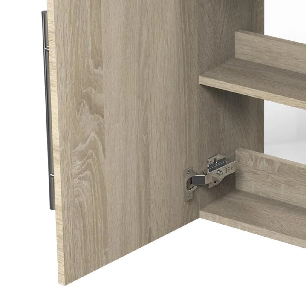 Meuble lave-mains moderne - Bois clair