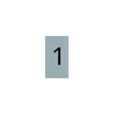 Pickup - Plaque de signalisation - 25 x 44 mm - autocollant - chiffre 1