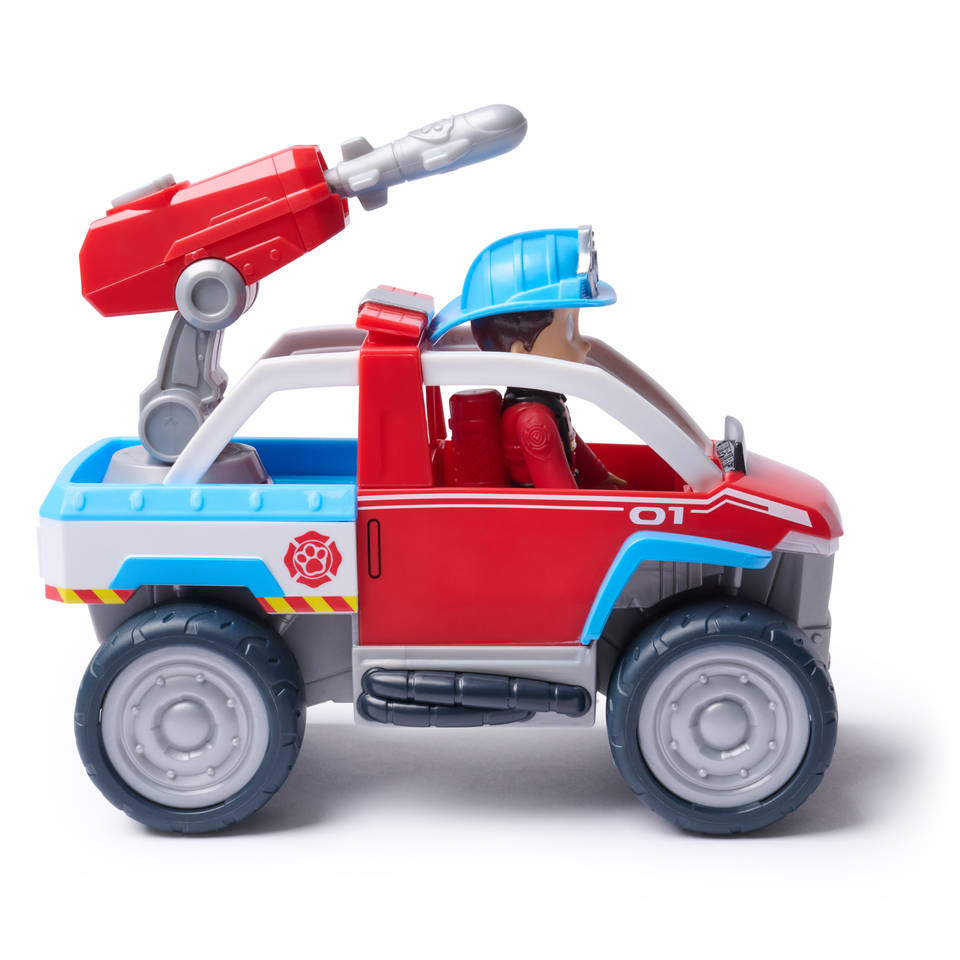 PAW Patrol Brandweerredding Ryder's ATV-speelgoedauto met speelfiguur