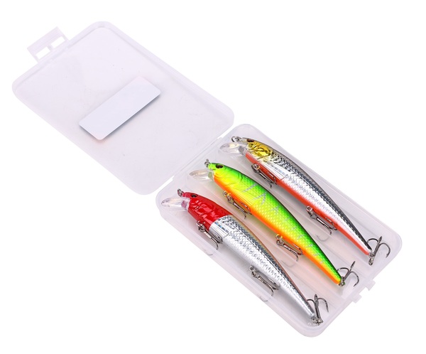 Kit Leurres Durs Fish4All Hardlure Kit Wobble 1 Floating 12cm 17g (3 Pièces)