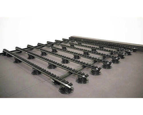 H-CLICK onderconstructie 120mm aluminium 41x68x1984 mm