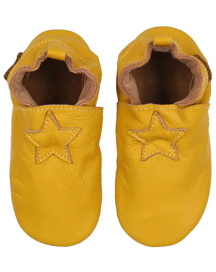 Krabbelschuhe STAR in gelb