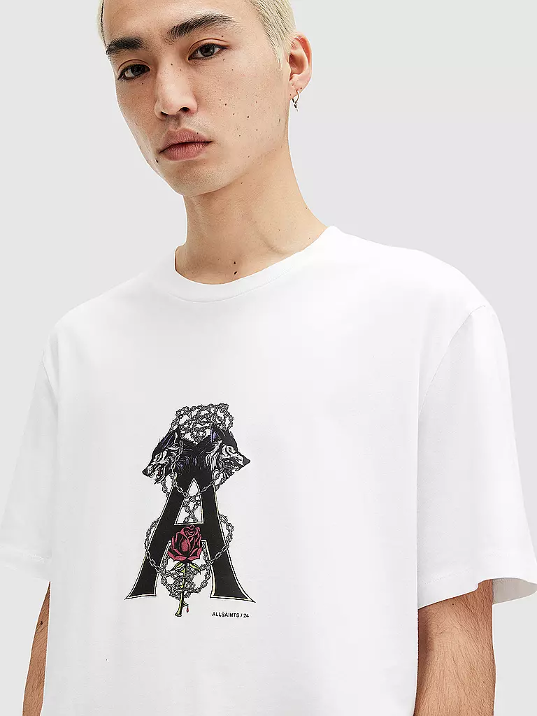 ALLSAINTS T-Shirt WULFANE weiss