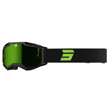 Masque cross Shot IRIS 2.0 - TECH GREEN MATT 2023 - Noir / Vert