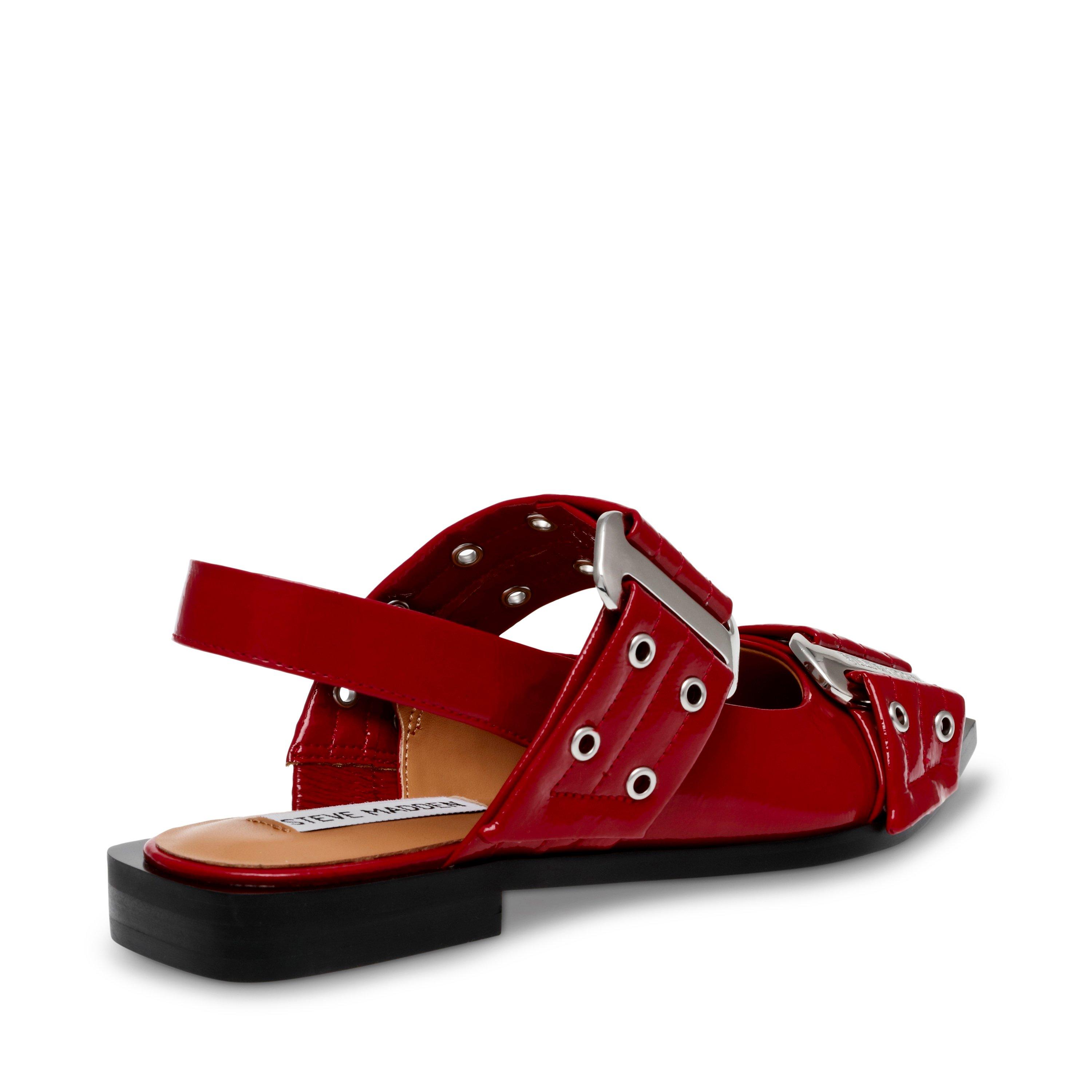 Steve Madden Grand Ave Buckle Ballet Pumps