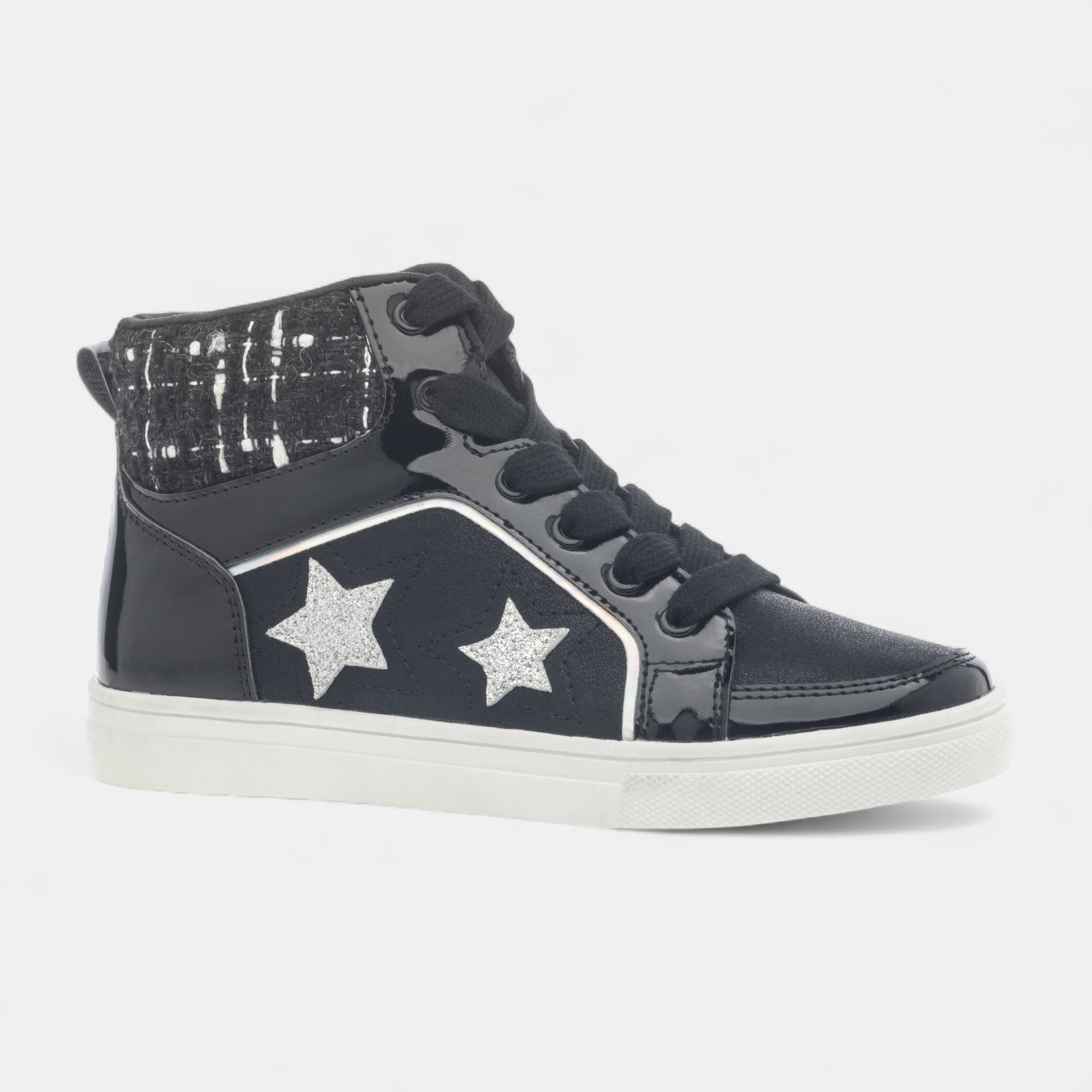 Baskets hautes Fille noir