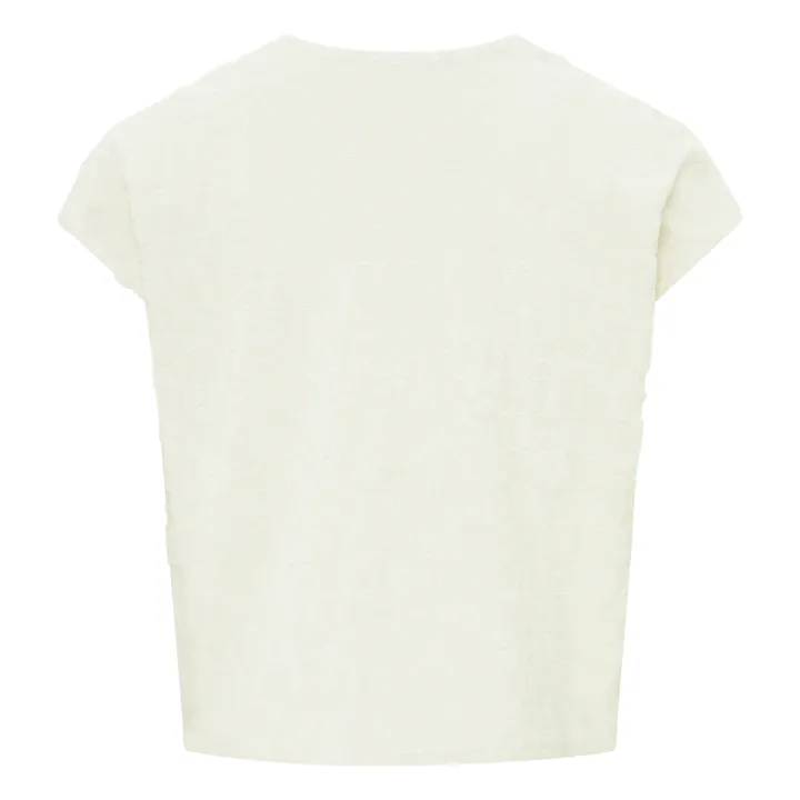 Alma Deia T-Shirt en Eponge Organique | Blanc cassé