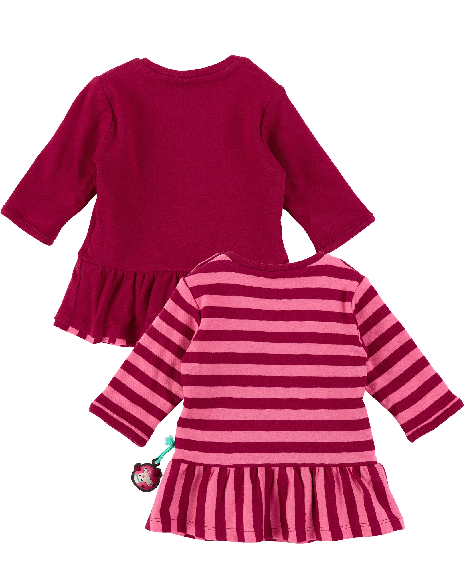 Wendekleid LITTLE HAPPY DOGS in bordeaux/pink