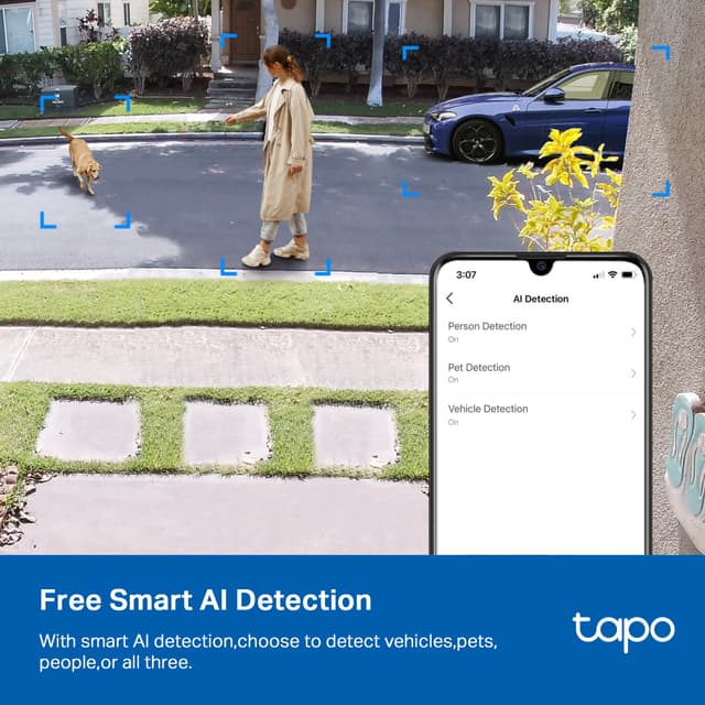 TP-Link Tapo C120 WiFi udendørs sikkerhedskamera