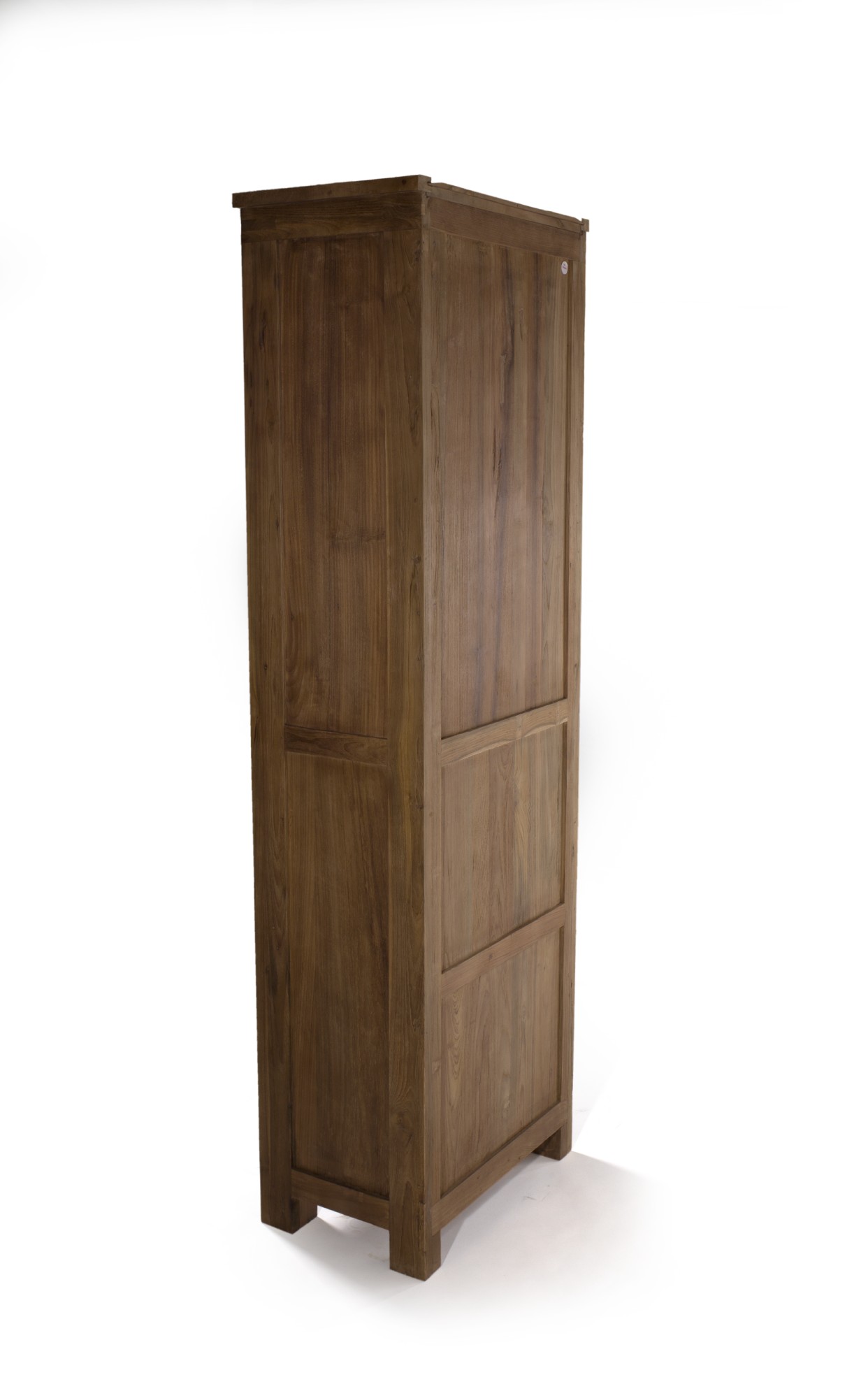Bücherschrank aus Teak, 5 Fächer, 2 Schubladen, braun, T 40 cm, B 60 cm, H 200 cm von fischer's lagerhaus