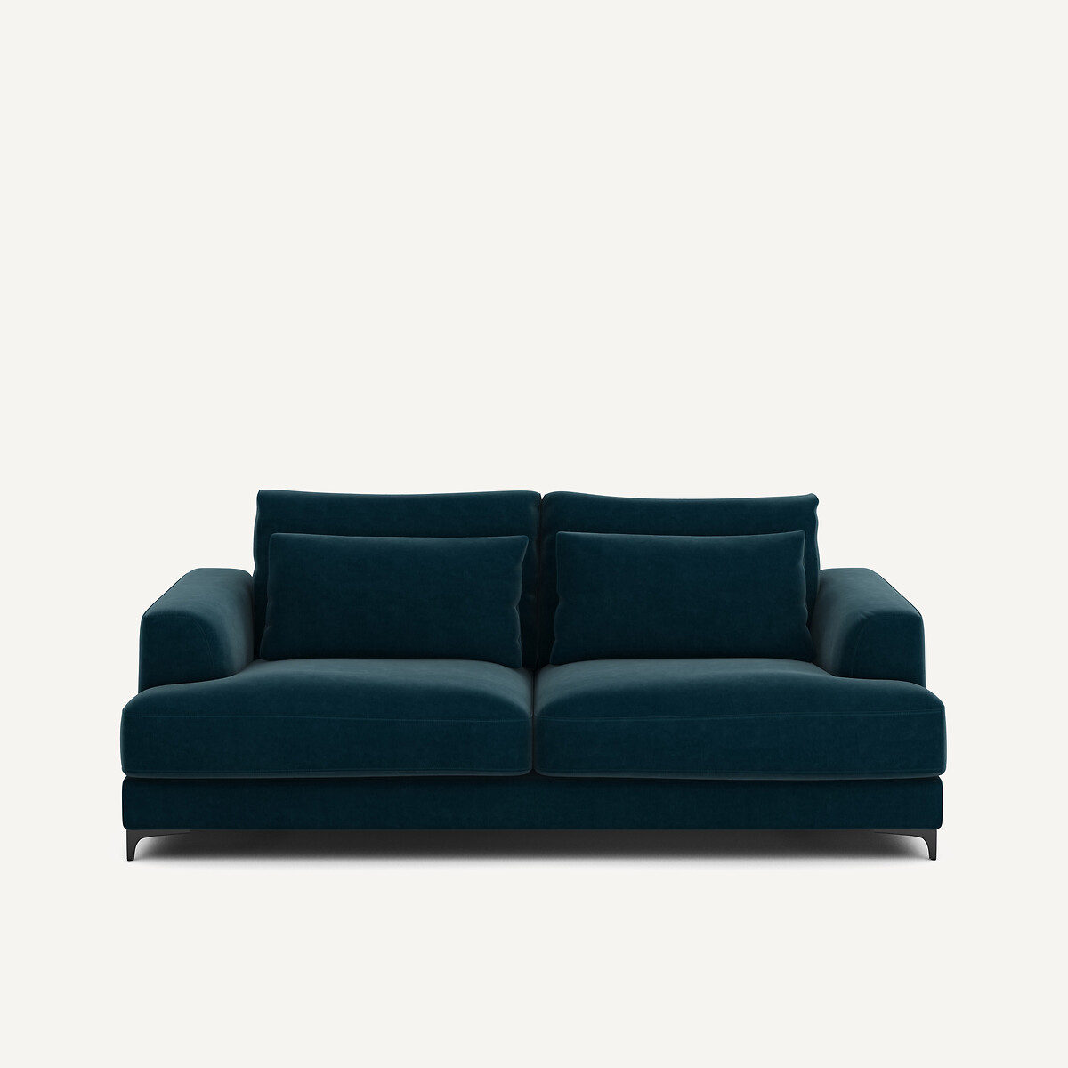 AM.PM<br>Sofá-cama de 3 lugares em veludo, Marsile