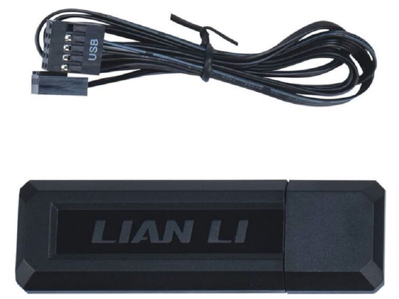 Lian Li PC-Lüfter UNI FAN SL 120 Reverse Blade 3er-Pack Wireless LCD Lüfter Inklusive Controller zum Steuern der Drahzahl, Lichteffekte und des LCDs