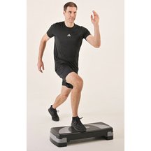Stepper de fitness, bleu/gris