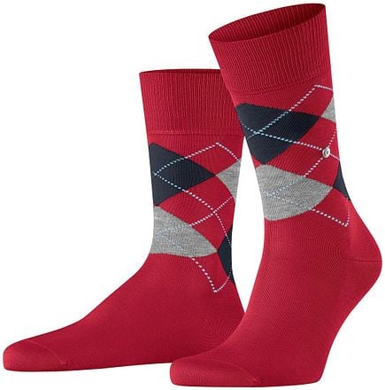 Burlington Manchester Sok Ruit Rood 8048 21088-8048 kopen