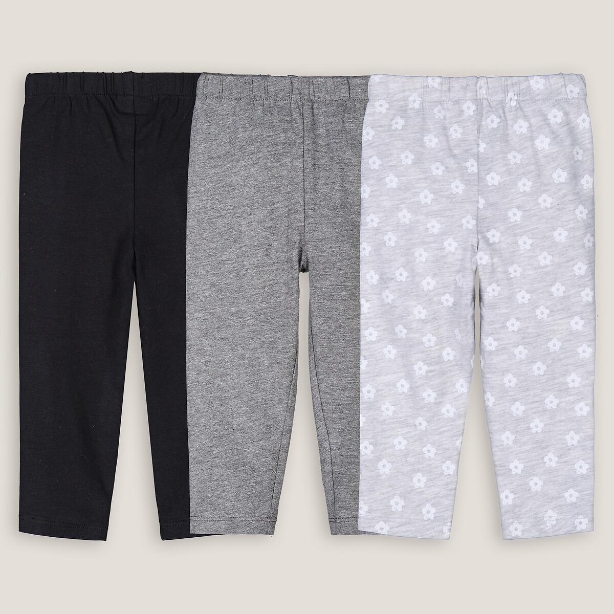COLEÇÃO LA REDOUTE<br>Conjunto de 3 leggings