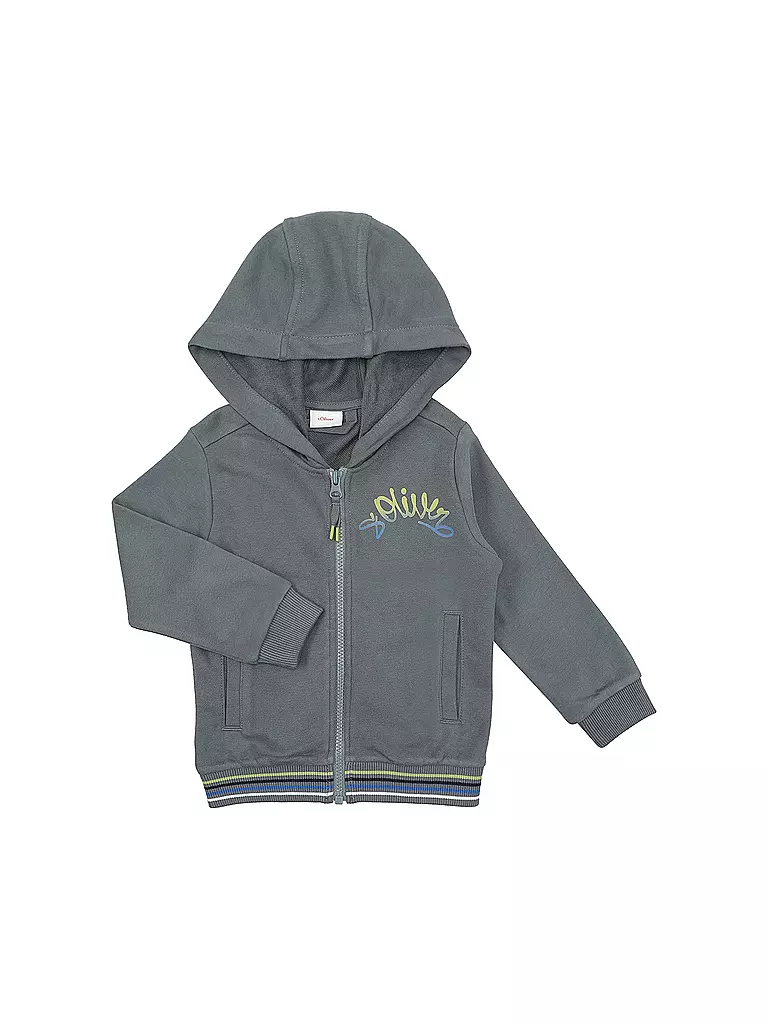 S.OLIVER Jungen Sweatjacke  grau