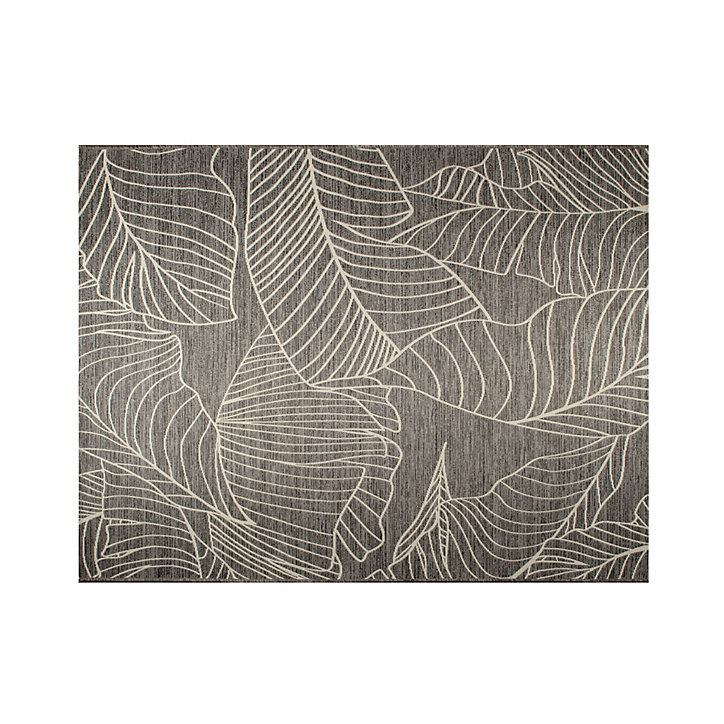 Tapis à motifs Kamae gris L.200 x l.150cm