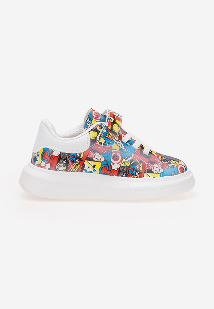 Baskets pour enfants multicolores Comics