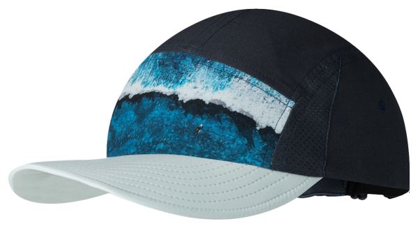 Casquette Unisexe Buff 5 Panel Go Surfrider Bleu/Noir