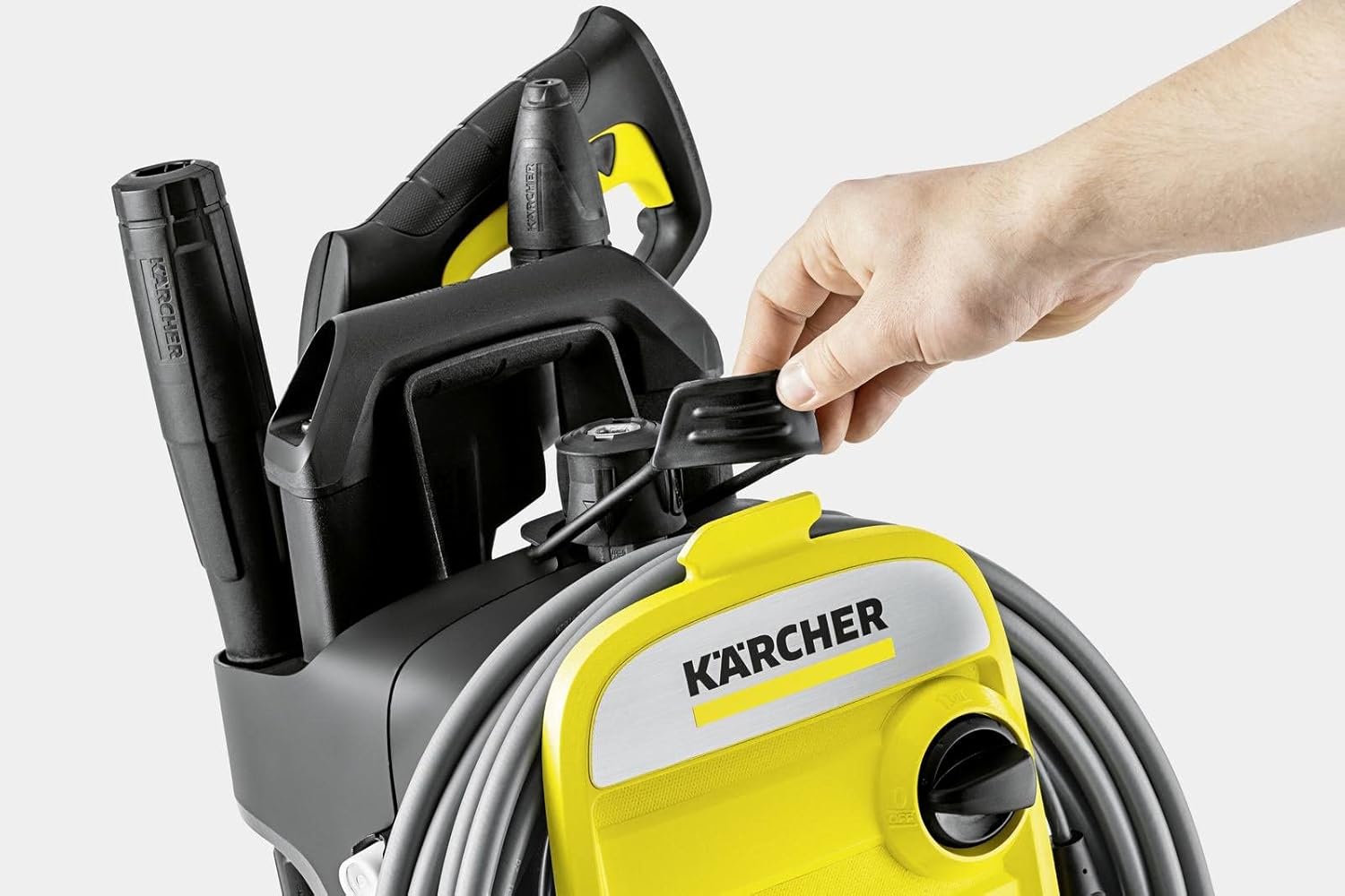 Nettoyeur haute pression Karcher K 7 Premium Smart Control Flex Home - 180 bars - 600 L/h - connecté - tambour enrouleur - brosse terrasse