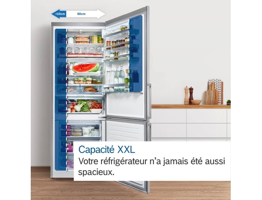 BOSCH - Réfrigérateur congélateur bas KGN49AIBT Série 6