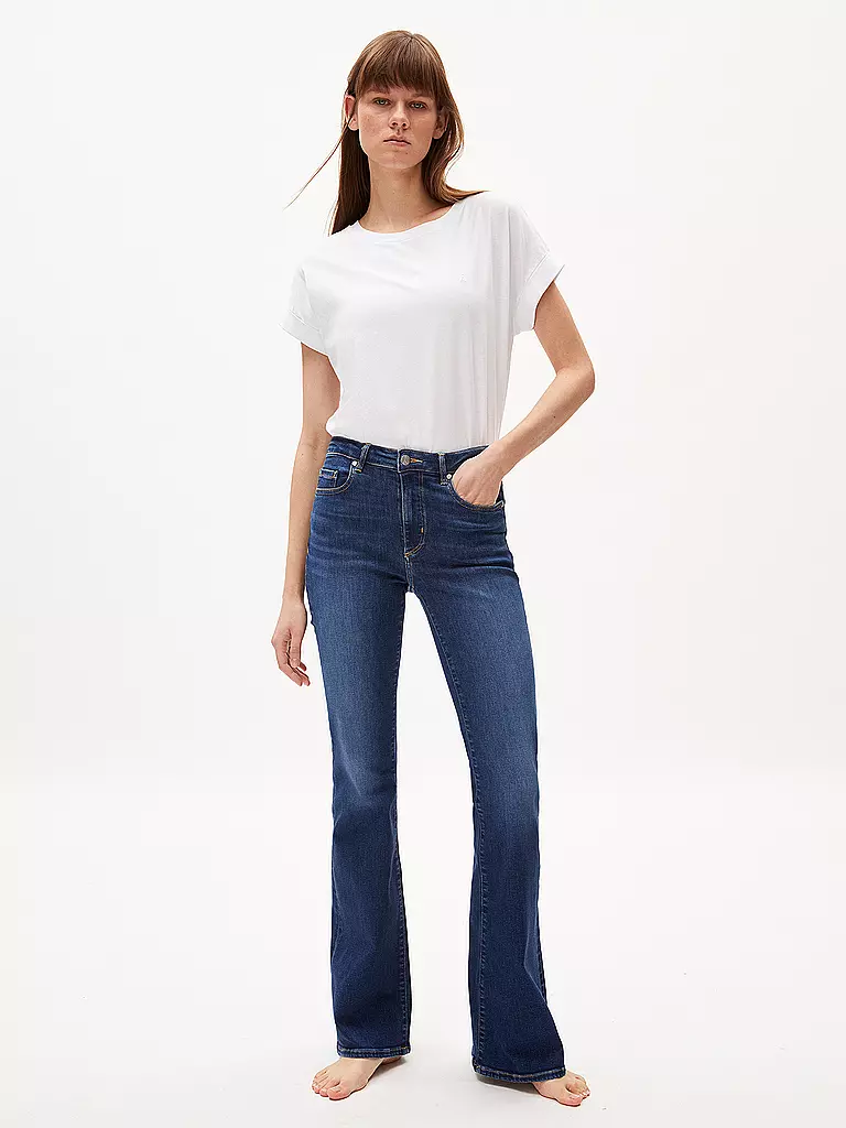 ARMEDANGELS Jeans Flared Fit ANAMAA dunkelblau