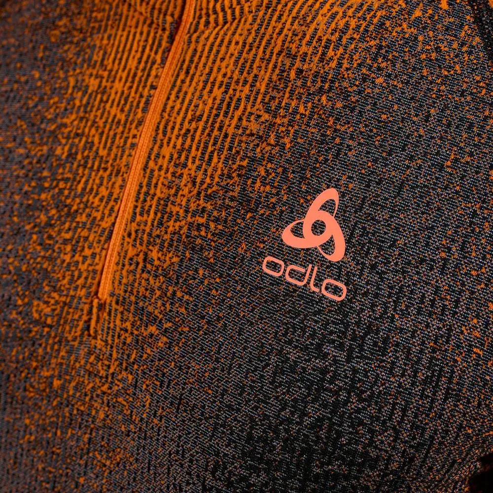 Odlo Blackcomb Eco Turtle Thermoshirt Lange Mouwen Oranje/Blauw Heren