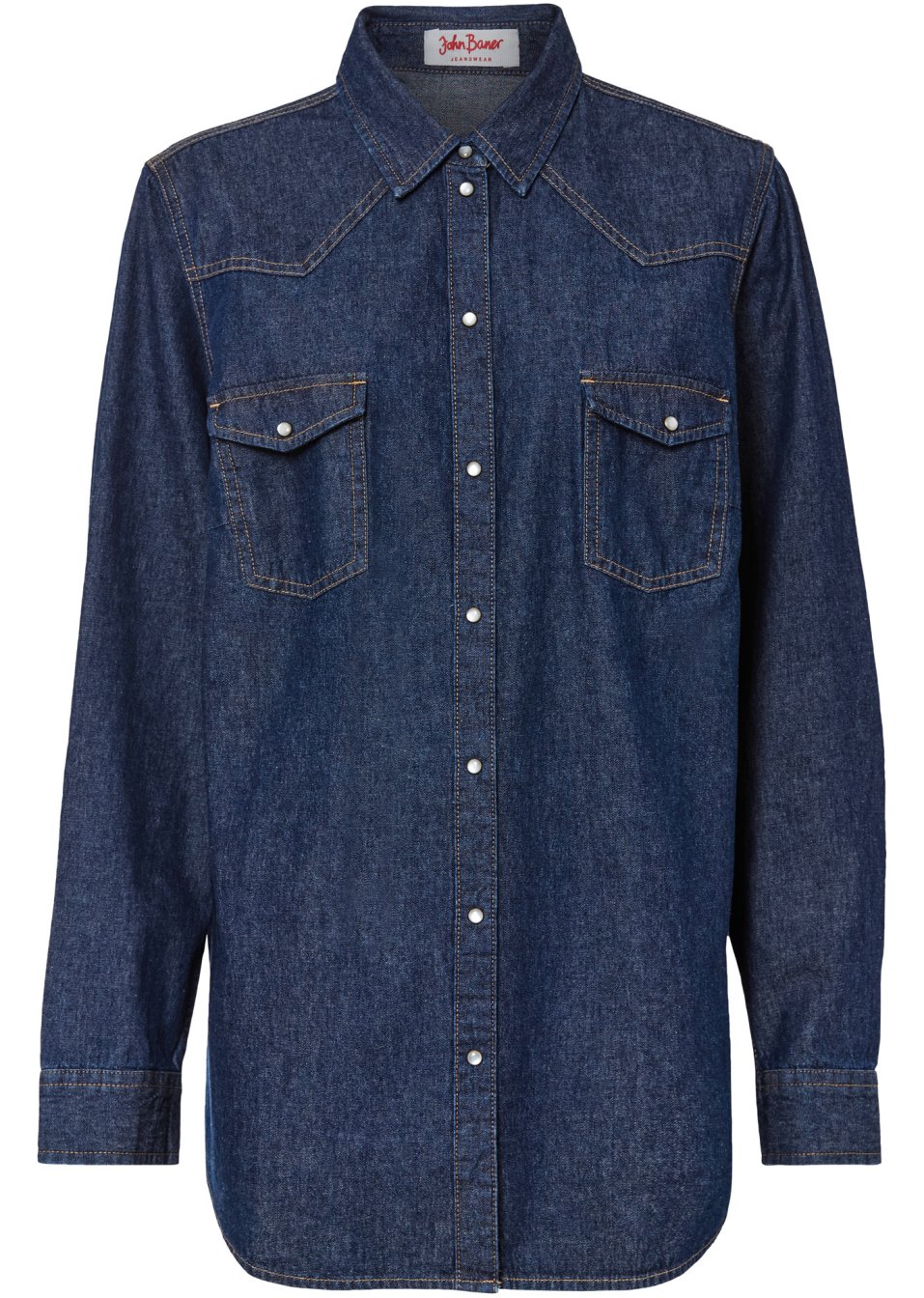 Chemise en jean manches longues
