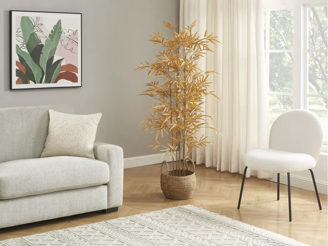 Arbre artificiel bambou - H.165 cm - Doré - BAMBOUSERAIE