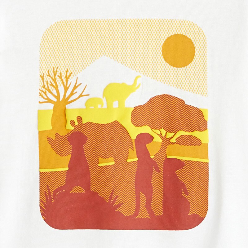 T-shirt savane jaune bébé garçon Jaune